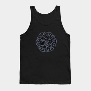 Black celtic tree Tank Top